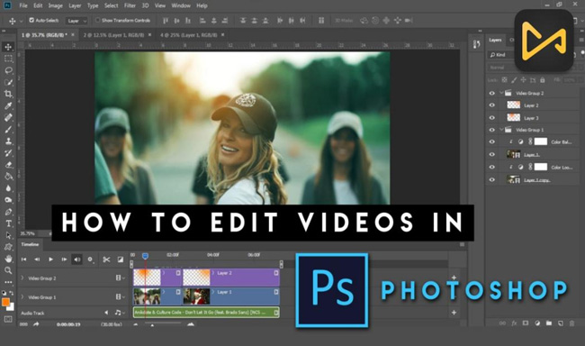 how to edit video in photoshop