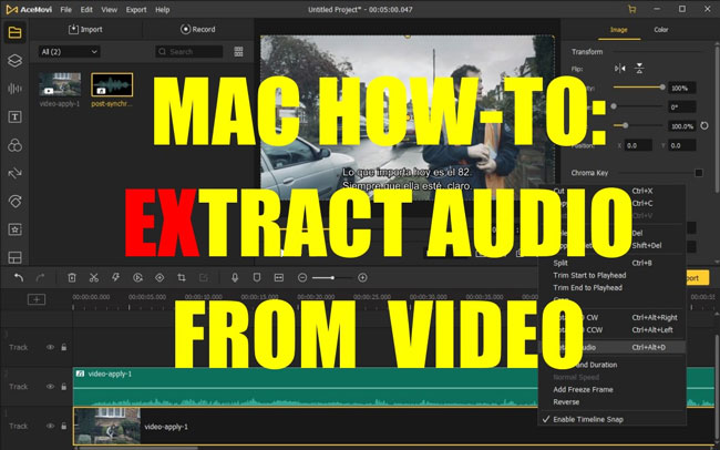 extract audio from video mac
