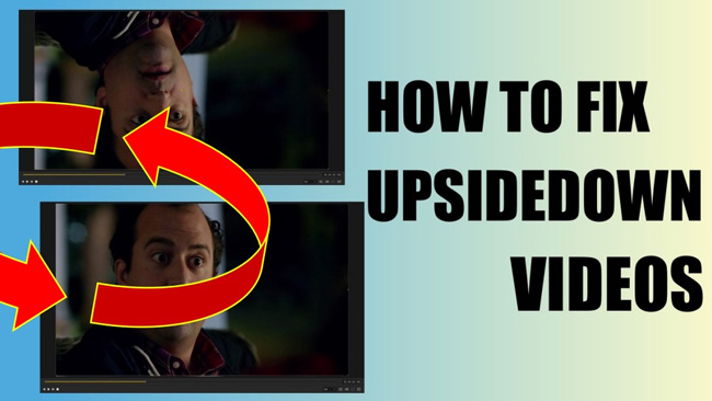 how to fix video upsidedown online, windows 10, mac, iphone, and android