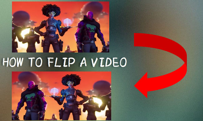 how to flip a video