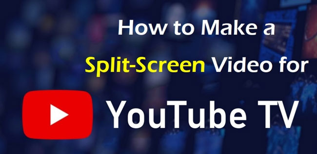 how to make a youtube split-screen video