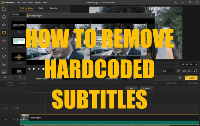 program to remove hardcoded subtitles