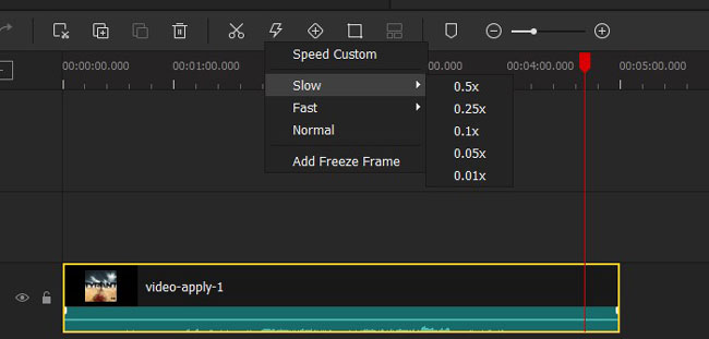 how to make slow-motion youtube videos by acemovi step 2-1