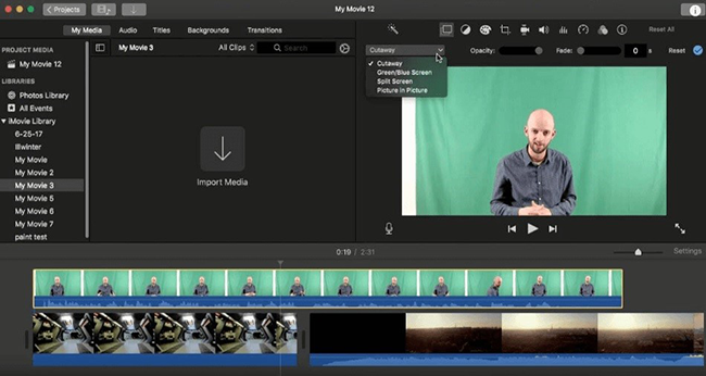 best free software for green screen for mac imovie