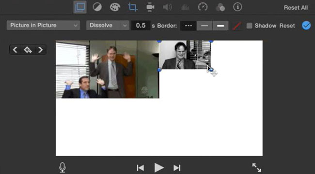 imovie picture in picture