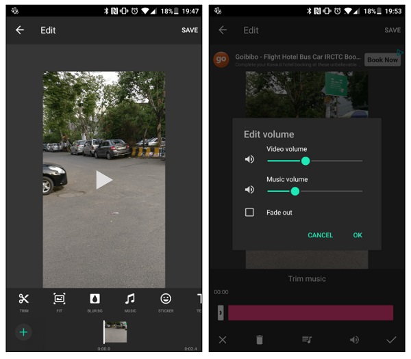 inshot video editor