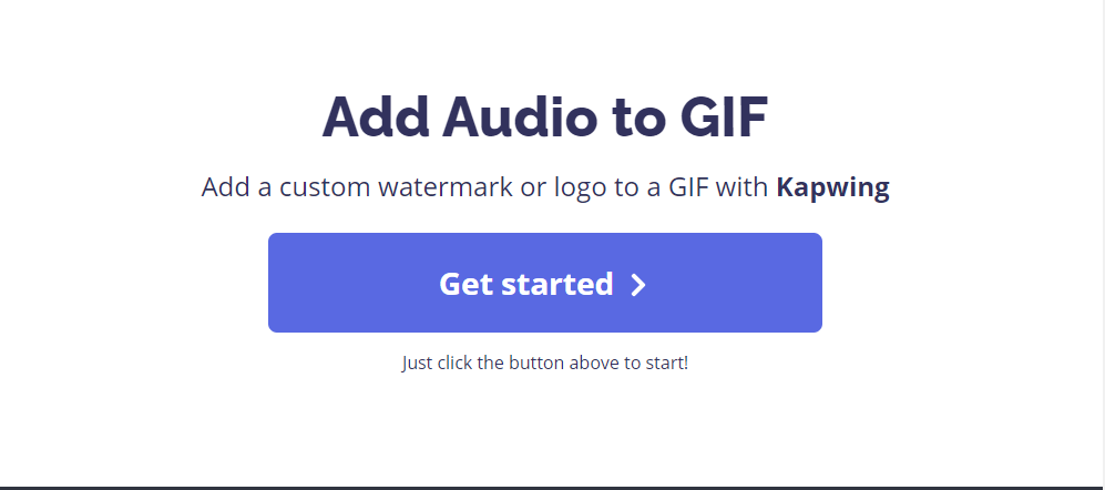 add music to gif in kapwing