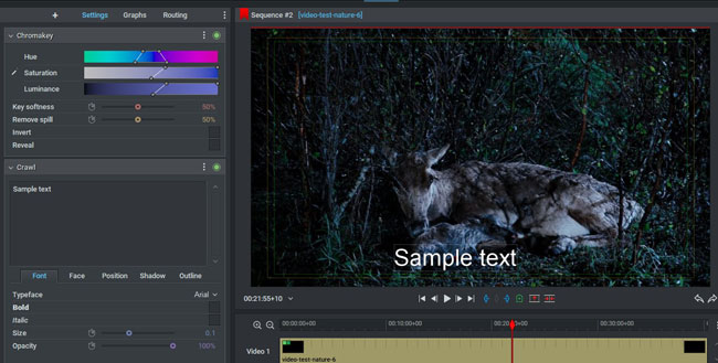 how to use the green screen technology in lightworks video editor for free