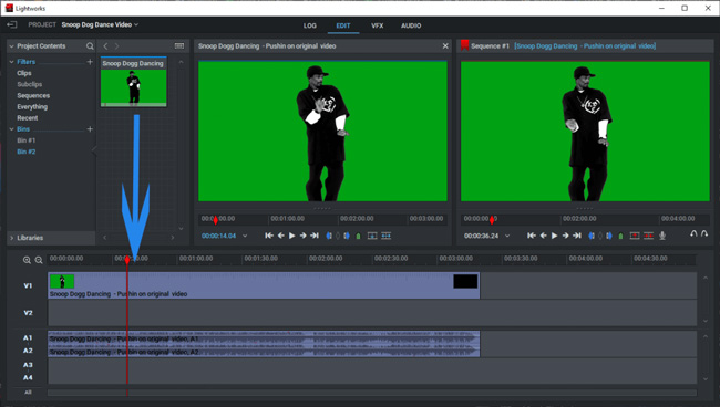 free green screen software lightworks