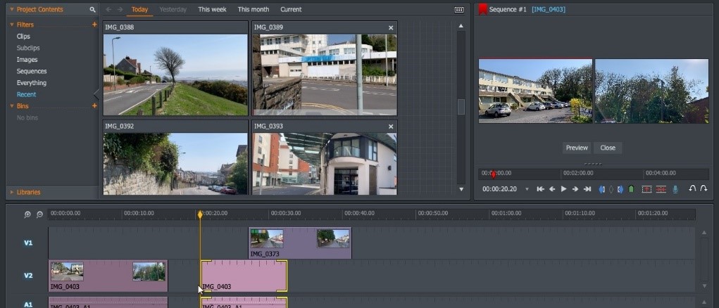 lightworks 1080p video editor interface