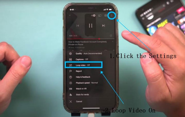 How To Loop  Videos on Mobile - iPhone & Android 