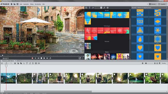 magix photostory interface