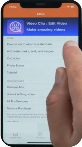 use video eraser app to remove logo from video