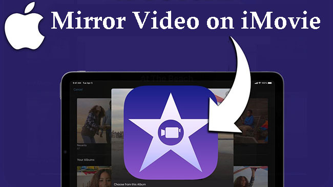 mirror video in imovie