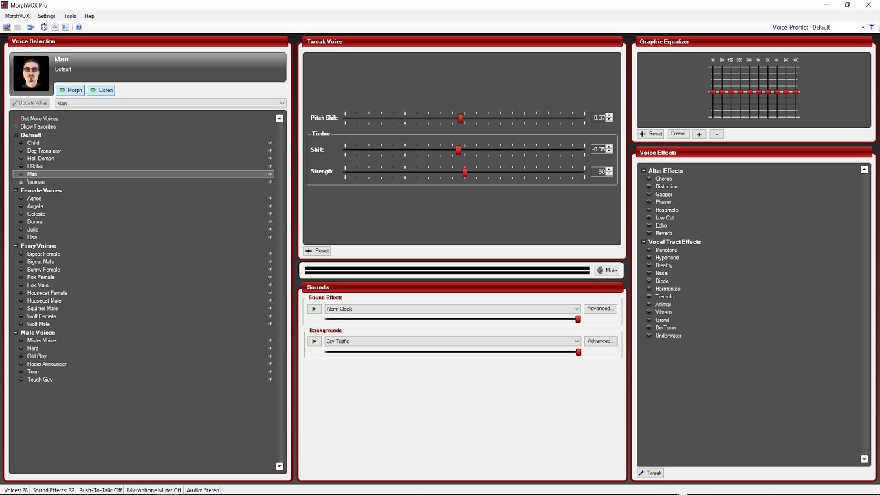 morphvox video voice changer