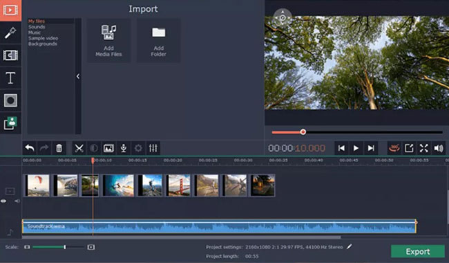 movavi 360 degree video editing software free