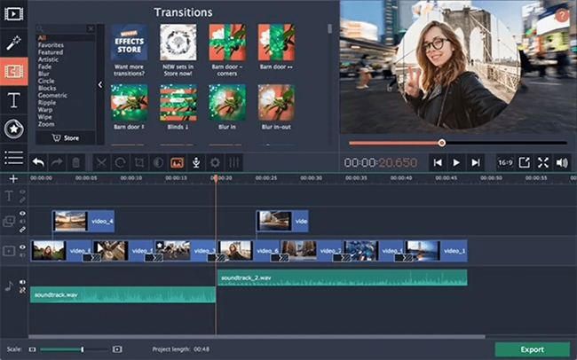 movavi video editing software for beginners