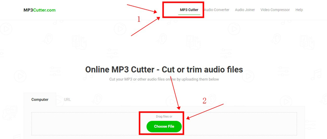 mp3cutter online music splitter