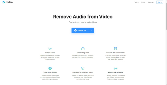 how to remove audio from mp4 by clideo online eidtor