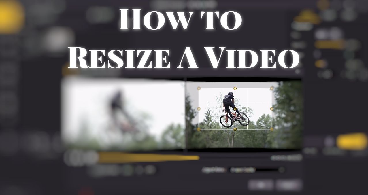 how to resize a video