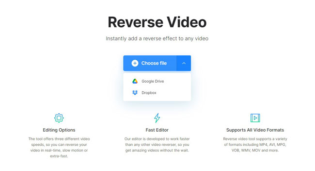 reverse video online