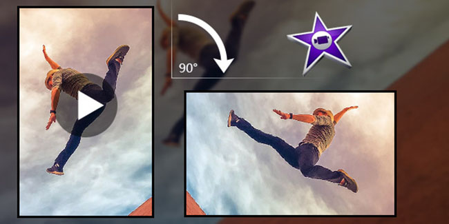 rotate video in imovie