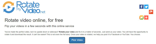 rotate a video online free with rotatemyvideo