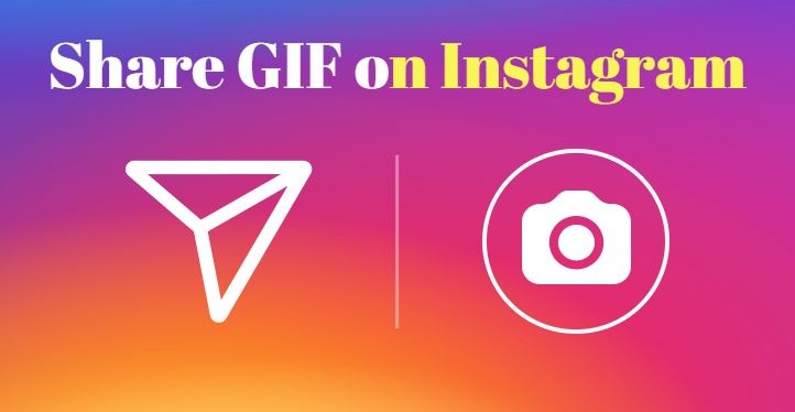 how to share gif on instagram