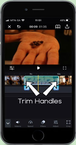 how to trim mp4 video on iphone and android with splice