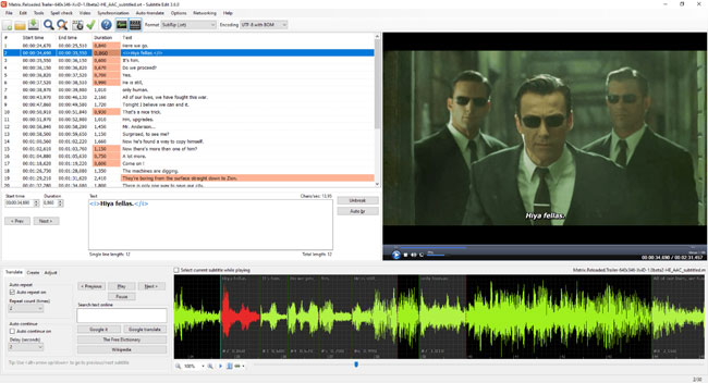 subtitle edit closed caption software