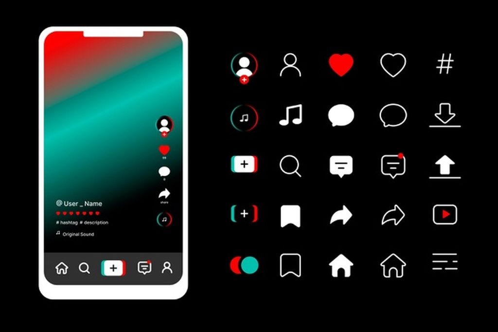 Tiktok Interface Template