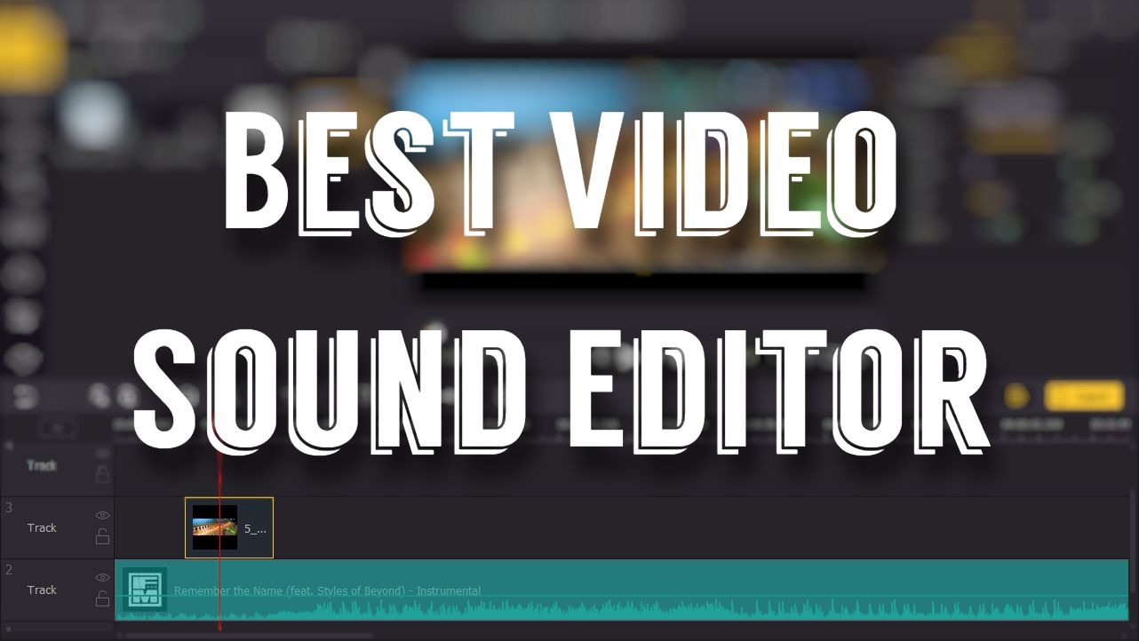 edit video sound online