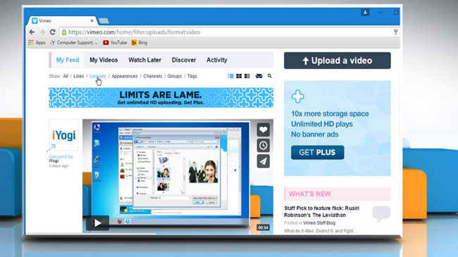 how to upload video on vimeo