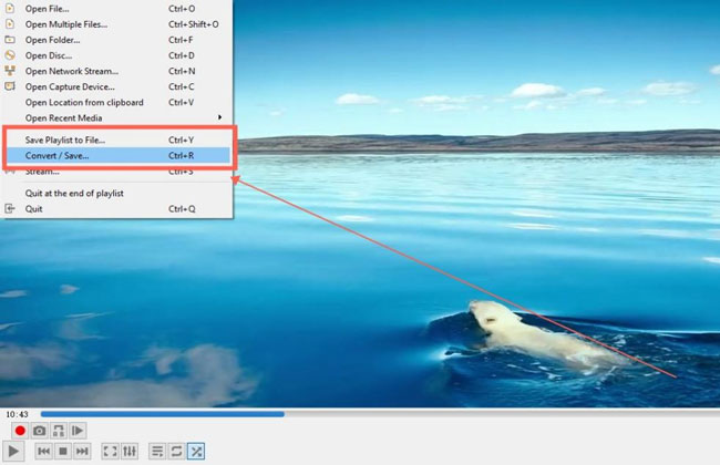 export video from vlc