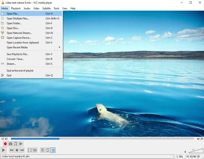 vlc video import