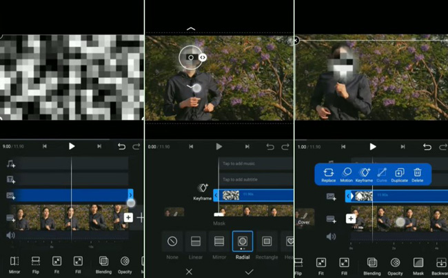 how to blur faces in a video on iphone