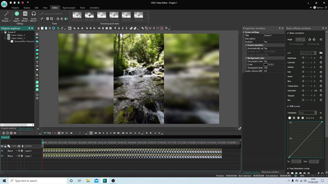 vsdc free 360-degree video editing software