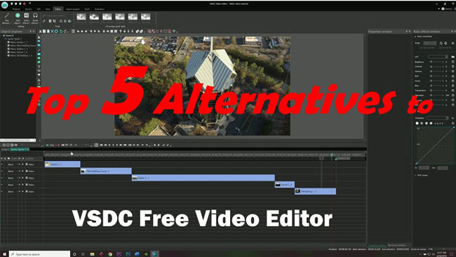 vsdc free video eidtor alternatives