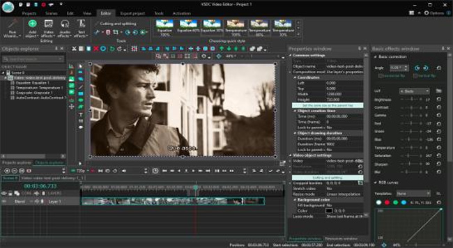 video editing effect software