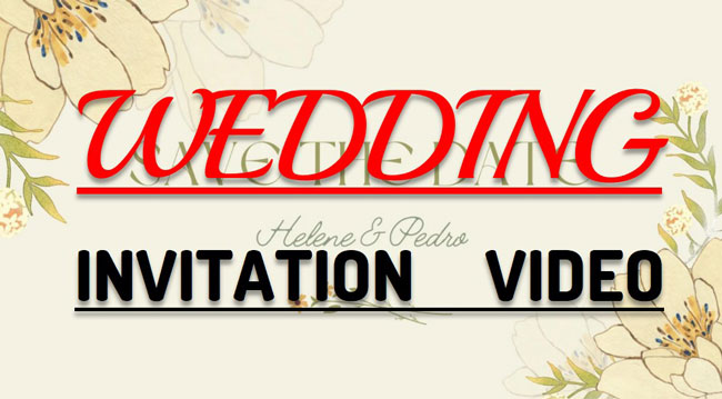 best free wedding invitation video maker