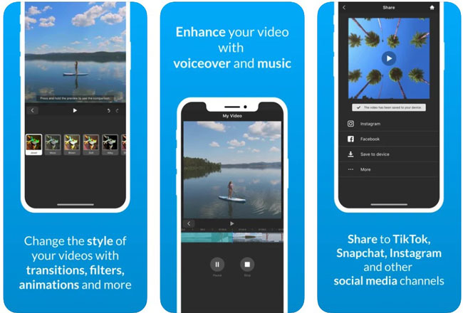 wevideo music video making app interface