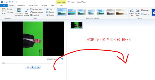 how to rotate a video in windows media player