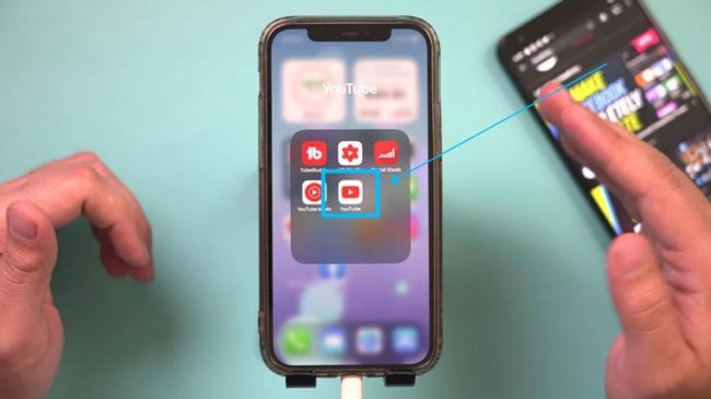 how to loop a youtube video on iphone and android