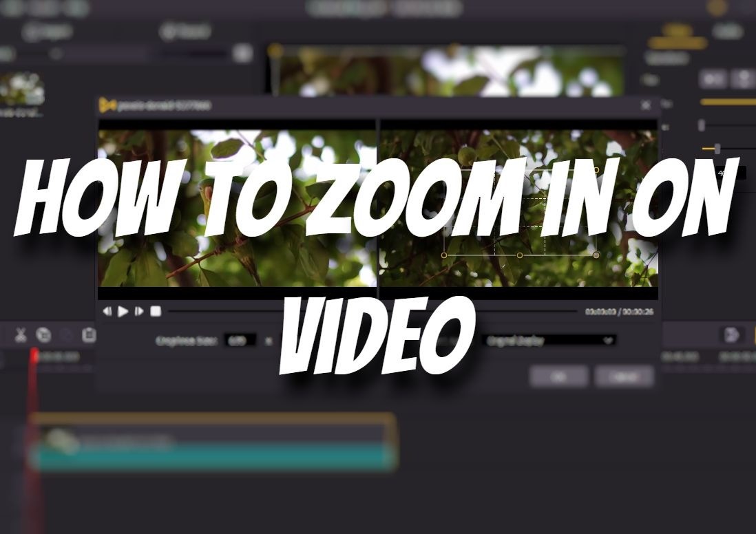 how to zoom in on video