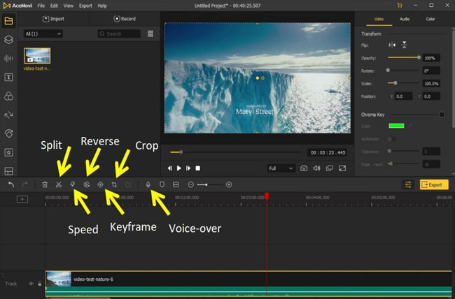 acemovi free video sound editor