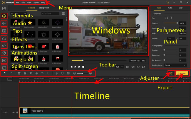 acemovi video editor alternative to vlc