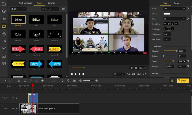 how to add texts to zoom recording video on windows and mac for free