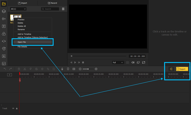 edit the recording with acemovi