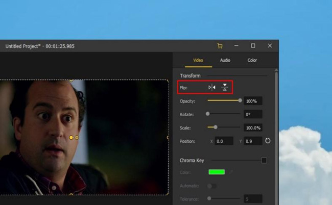 fix video upside down with acemovi video editor on windows and mac
