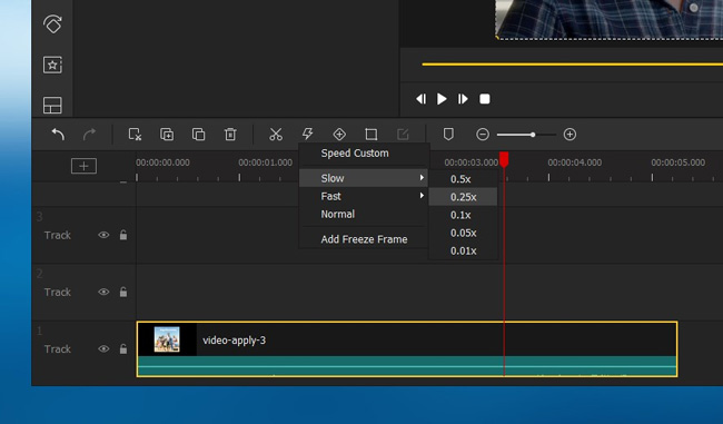 how to apply slow-motion effect wmv videos by acemovi